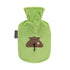Hot Water Bottle Covered Highland Cow Bright Green 0.8L-FASHY-Matakana Pharmacy