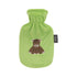 Hot Water Bottle Covered Highland Cow Bright Green 0.8L-FASHY-Matakana Pharmacy