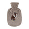 Hot Water Bottle Covered Deer Brown 0.8L-FASHY-Matakana Pharmacy