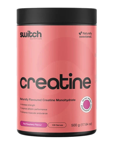 Switch Flavoured Creatine 500g | Red Raspberry-Switch Nutrition-Matakana Pharmacy