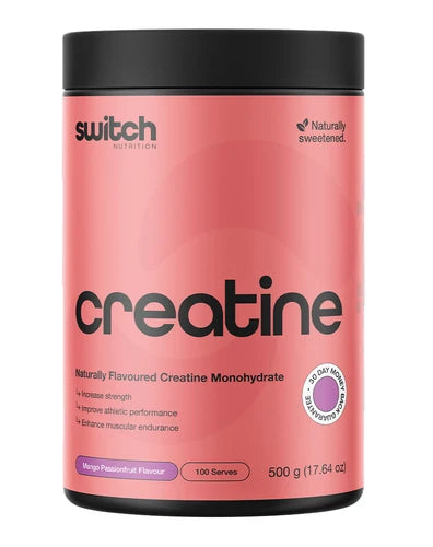 Switch Flavoured Creatine 500g | Mango Passionfruit-Switch Nutrition-Matakana Pharmacy