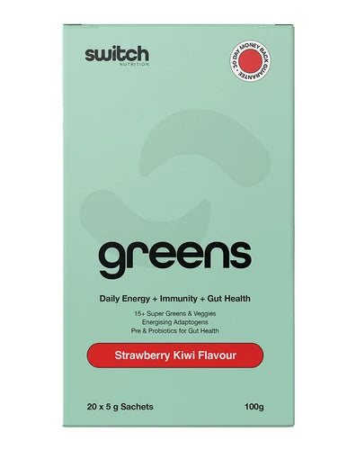 Switch Greens 20 Sachets | Strawberry Kiwi-Switch Nutrition-Matakana Pharmacy