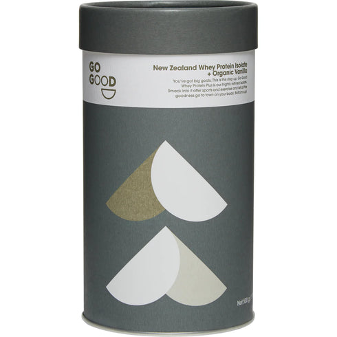 Whey Protein Isolate + Organic Vanilla 500g-Go Good-Matakana Pharmacy