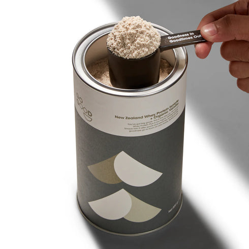 Whey Protein Isolate + Organic Vanilla 1kg-Go Good-Matakana Pharmacy