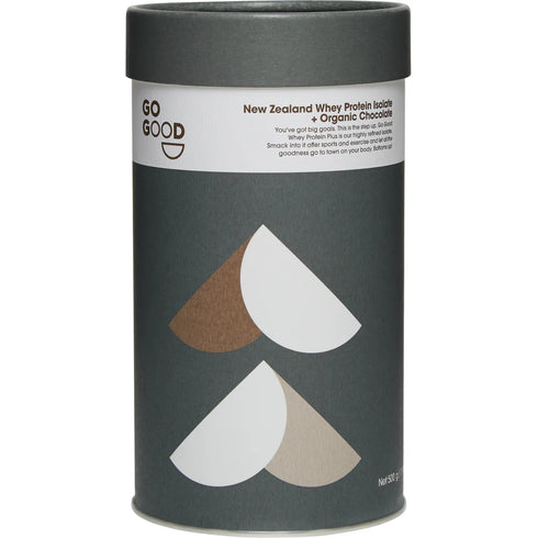 Whey Protein Isolate + Organic Chocolate 1kg-Go Good-Matakana Pharmacy