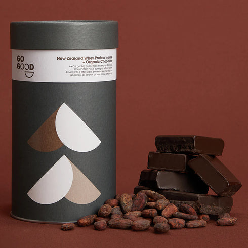 Whey Protein Isolate + Organic Chocolate 500g-Go Good-Matakana Pharmacy