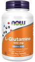 L-Glutamine 500mg 120s-NOW Supplements-Matakana Pharmacy