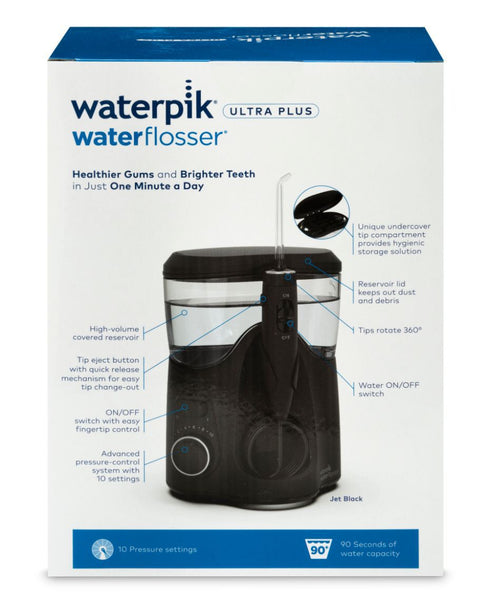 Waterpik Ultra Plus Waterflosser Black-Waterpik-Matakana Pharmacy