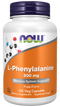 L-Phenylalanine 500mg 120 Capsules-NOW Supplements-Matakana Pharmacy