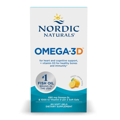 Omega-3D Liquid Lemon 237ml-Nordic Naturals-Matakana Pharmacy