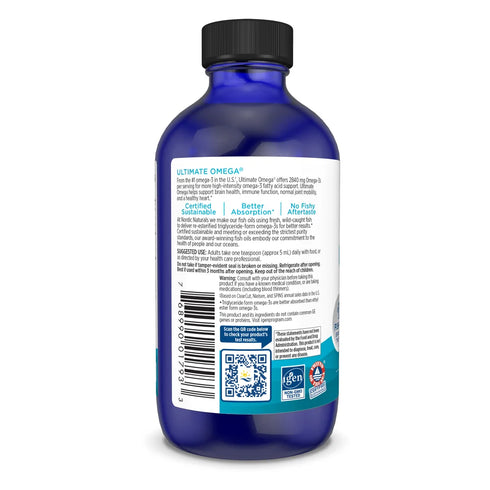 Ultimate Omega Liquid - Lemon 119ml-Nordic Naturals-Matakana Pharmacy