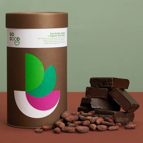 Plant Protein Isolate + Organic Chocolate 1kg-Go Good-Matakana Pharmacy