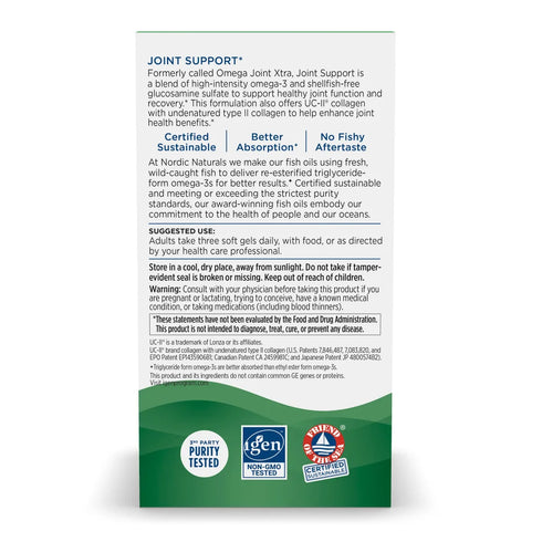 Joint Support Omega Blend - Unflavoured 90 Soft Gel Caps-Nordic Naturals-Matakana Pharmacy