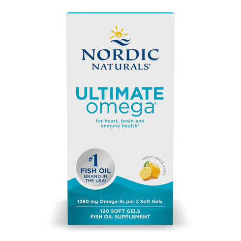 Ultimate Omega - Lemon 180 Soft Gel Caps-Nordic Naturals-Matakana Pharmacy