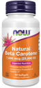Beta-Carotene 25,000iu (Algae) 90sgcaps-NOW Supplements-Matakana Pharmacy
