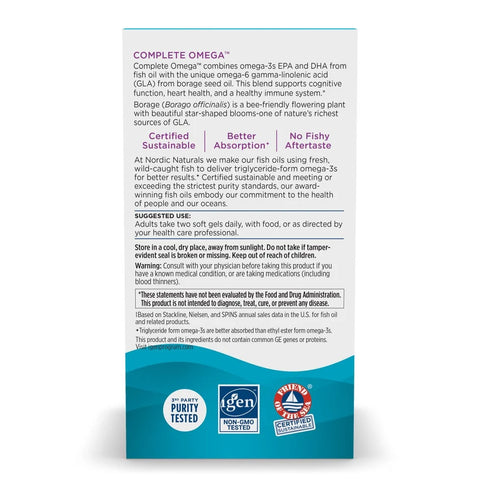 NORDIC Complete Omega 60s/g-Nordic Naturals-Matakana Pharmacy