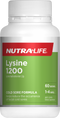 NUTRALIFE Lysine 1200mg 60tabs-Matakana Pharmacy