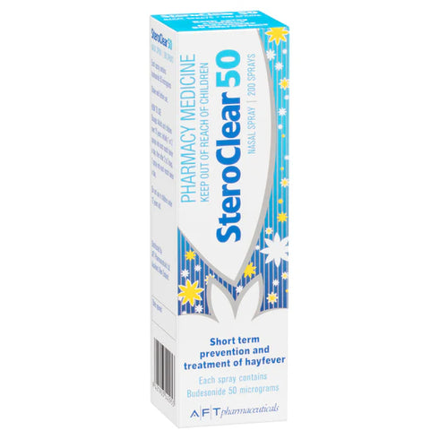 STEROCLEAR 50 Nasal Spray 200 Doses | Matakana Pharmacy