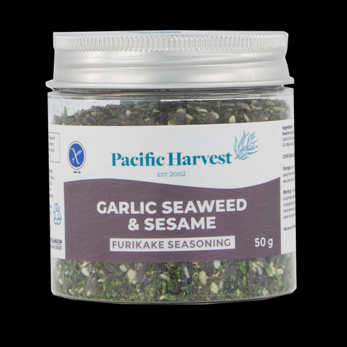 Garlic Seaweed & Sesame Seasoning 50g-Pacific Harvest-Matakana Pharmacy