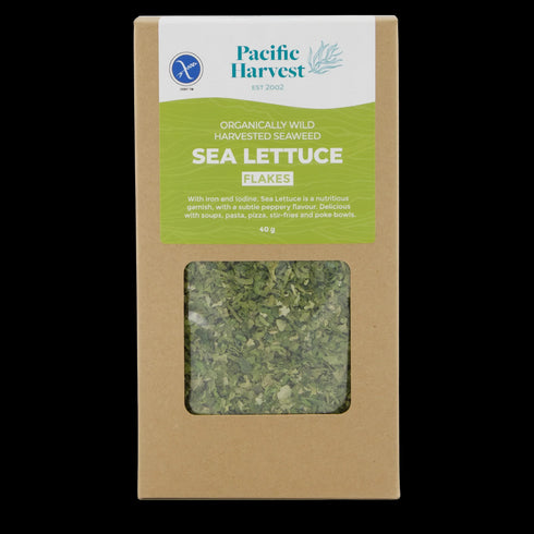 Sea Lettuce Flakes 40g-Pacific Harvest-Matakana Pharmacy
