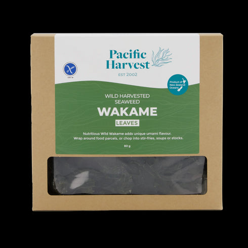 Wakame Leaves Wild 80g-Pacific Harvest-Matakana Pharmacy