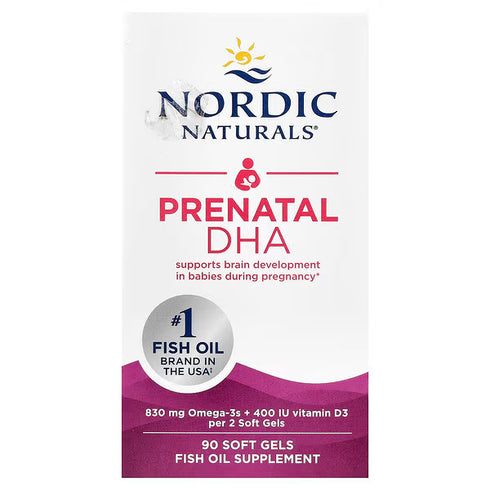 Prenatal DHA 90 GelCaps-Nordic Naturals-Matakana Pharmacy