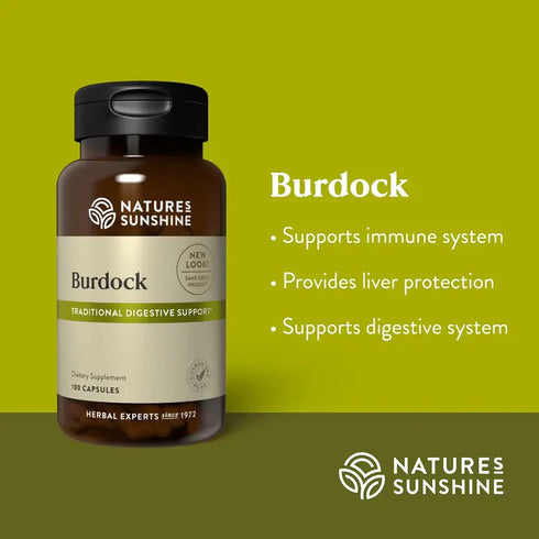 Burdock 100 Capsules-Matakana Pharmacy