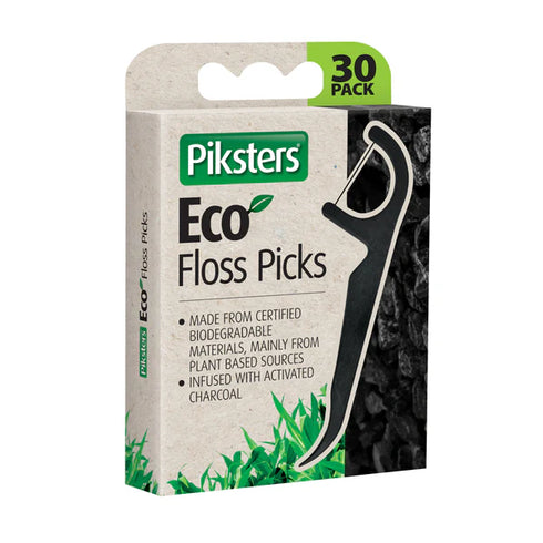 PIKSTERS Eco Floss Picks 30 pack-Matakana Pharmacy