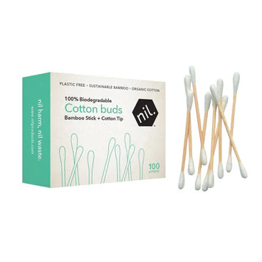 Bamboo Cotton Buds 100 Pack-Nil-Matakana Pharmacy