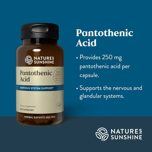 Pantothenic Acid 100 Capsules-Matakana Pharmacy