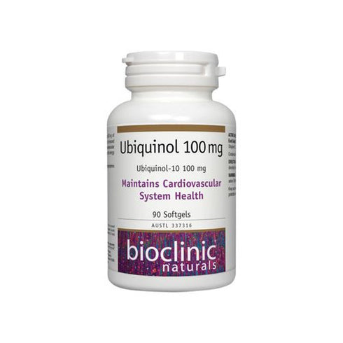 Ubiquinol 100mg 90 Caps-BioClinic Naturals-Matakana Pharmacy