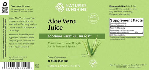 Aloe Vera Juice 946ml-Matakana Pharmacy