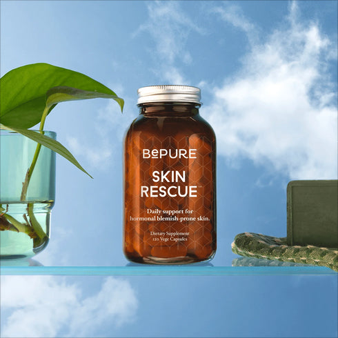 Skin Rescue Capsules 120s (replaces Estroclear)-BEPURE-Matakana Pharmacy