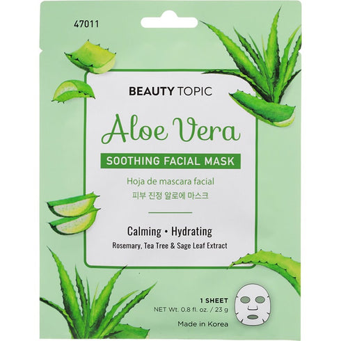 Aloe Vera Soothing Face Mask 5pk-Matakana Pharmacy