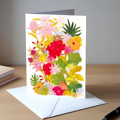 Bold Blooms Card-Grace Wilkinson-Matakana Pharmacy
