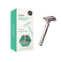 Reusable Razor + 5 Blades Silver-NIL Bathroom-Matakana Pharmacy