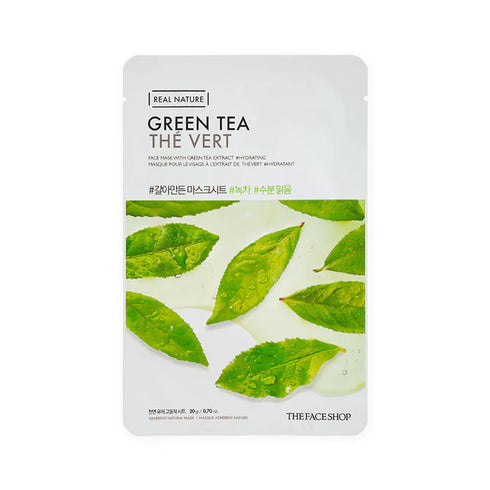 Real Nature Face Mask with Tea Tree Extract-THE FACE SHOP-Matakana Pharmacy