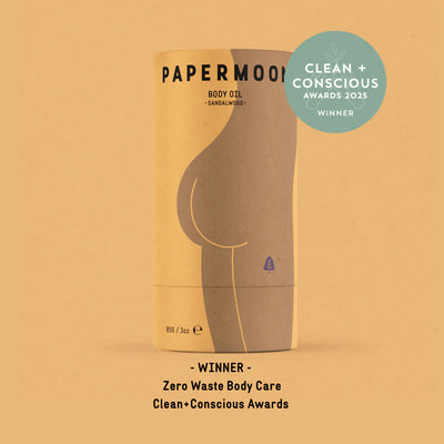 Sandalwood Solid Body Oil 85g-Papermoon-Matakana Pharmacy