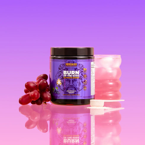 Burn of the Gods Fat Burner Grape 100g-Hercules-Matakana Pharmacy