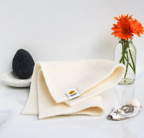 Wool Facecloth-NIL Bathroom-Matakana Pharmacy