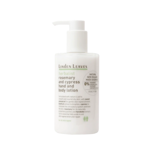 Rose & Cypress Hand & Body Lotion 300ml-Linden Leaves-Matakana Pharmacy