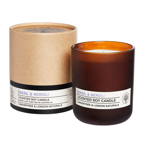 Natural Candle Basil & Negroni 270g-Wavertree & London-Matakana Pharmacy