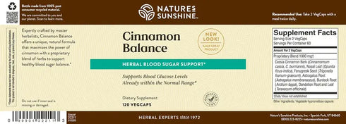 Cinnamon Balance 120 Capsules-Matakana Pharmacy