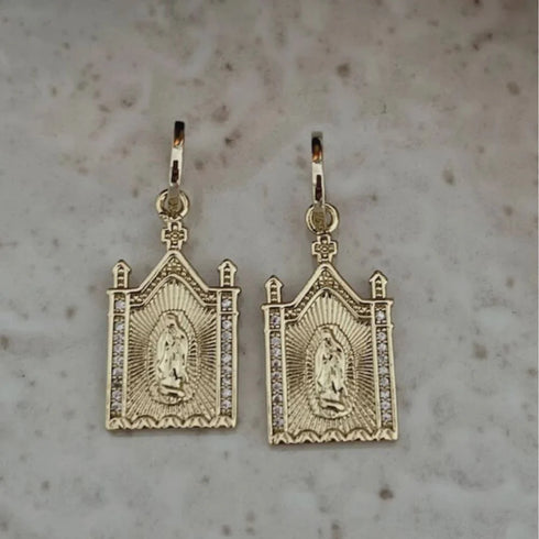 Earrings - Seraph Symbol - Cathedral-Queen Of The Foxes-Matakana Pharmacy