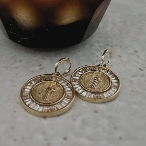 Earrings - Seraph Symbol - Disc-Queen Of The Foxes-Matakana Pharmacy