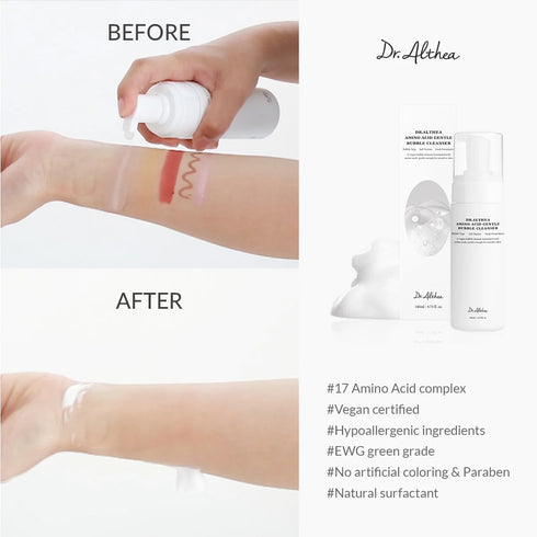 Amino Acid Gentle Bubble Cleanser 140ml-Dr. Althea-Matakana Pharmacy