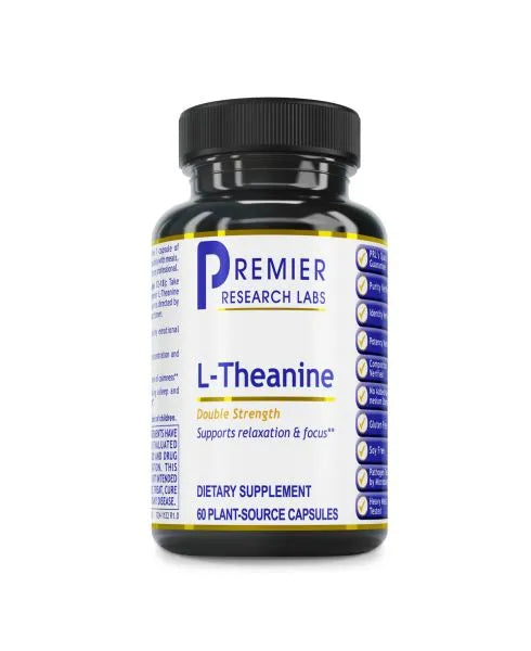 L-Theanine 60 Capsules-Premier Research Labs-Matakana Pharmacy