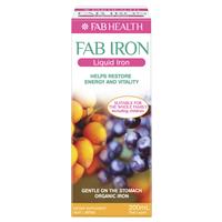 Fab Iron Liquid 200ml-Fab Iron-Matakana Pharmacy