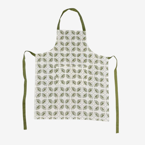 100% Certified Organic Cotton Apron - Olive-Ali Davies-Matakana Pharmacy