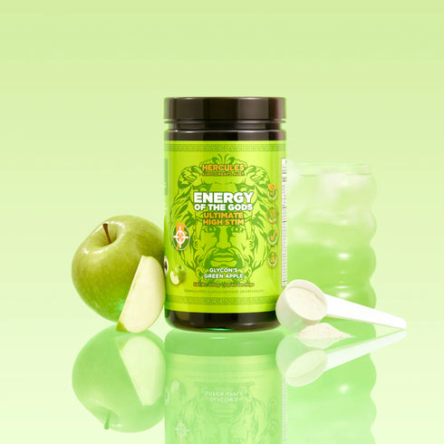 Energy Of The Gods Pre Workout Apple 600g-Hercules-Matakana Pharmacy